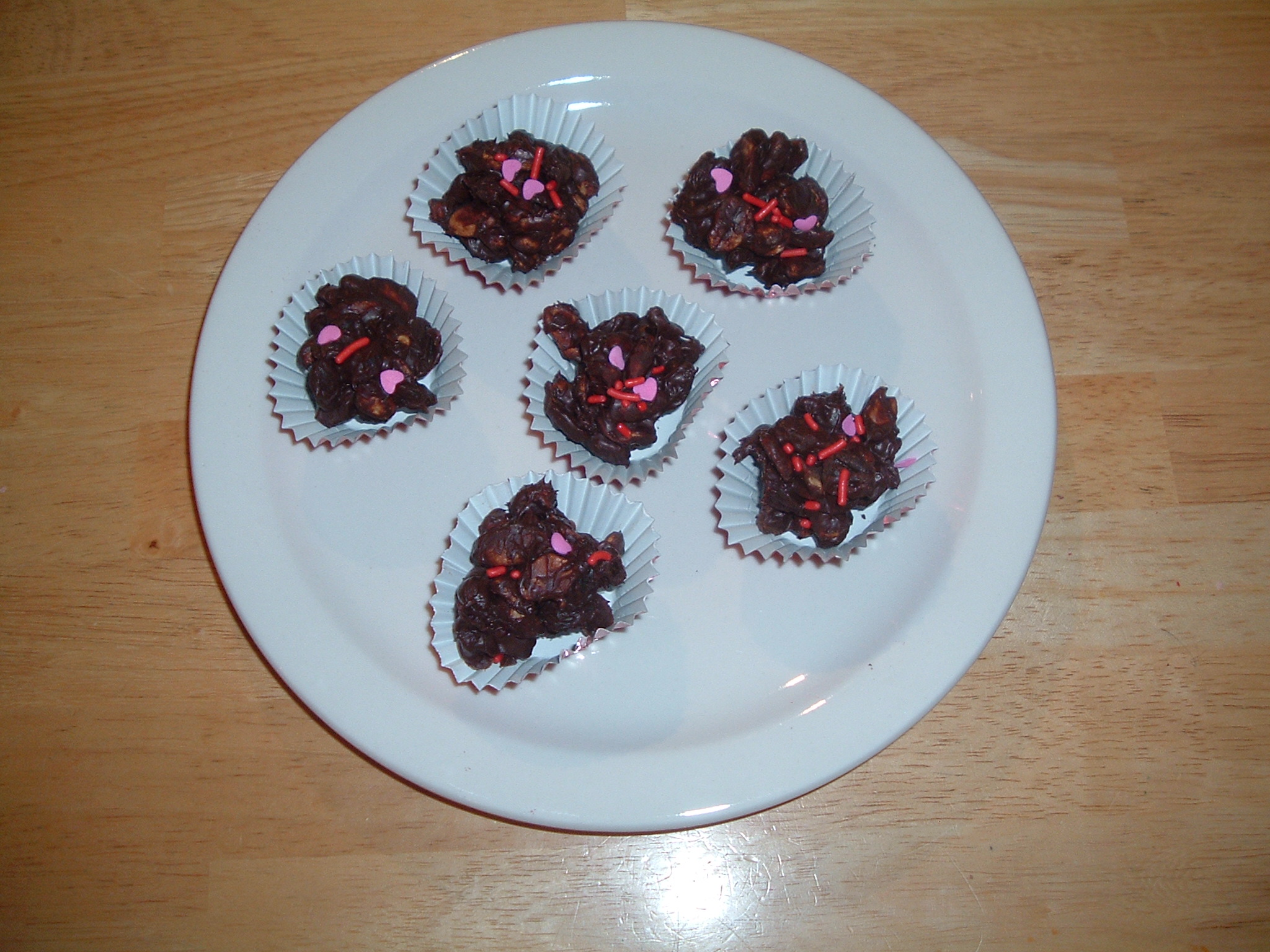 Valentines Cranberry-Nut Clusters